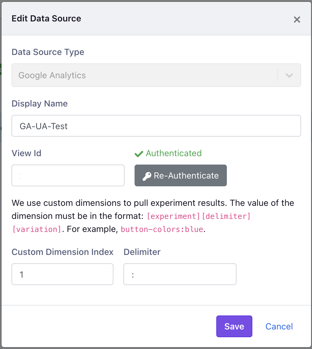 GA Data Source